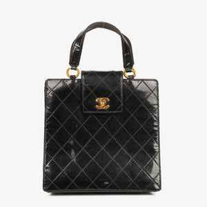 Chanel Metelasse Patent Leather Handbag