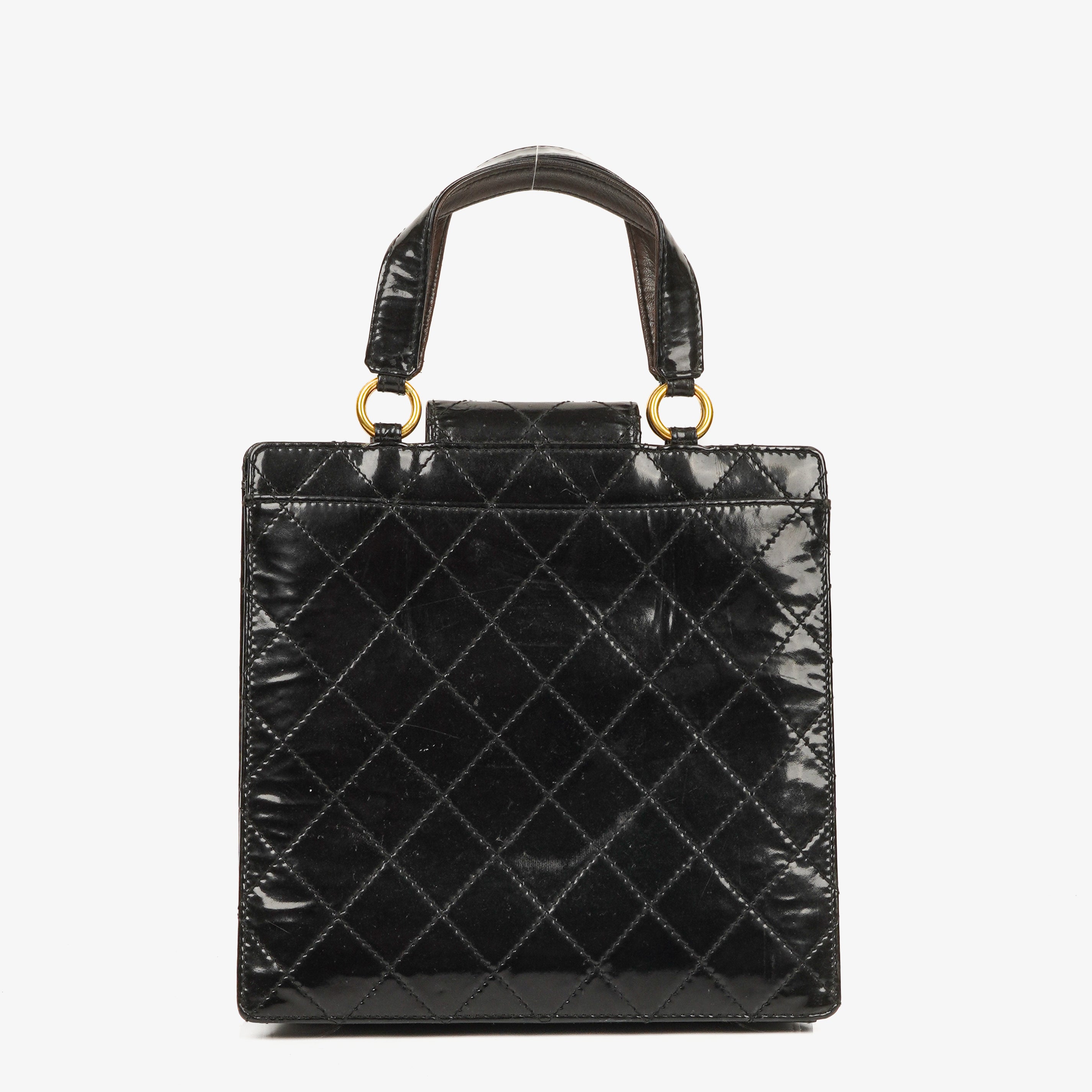 Chanel Metelasse Patent Leather Handbag