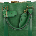 Louis Vuitton Keepall 50 Green EPI Leather Travel Bag