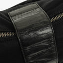 Fendi Fabric Black Croissant Half-Moon Hobo Bag