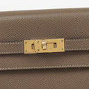 Hermès Kelly Longue Etoupe Epsom Leather Wallet
