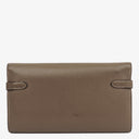 Hermès Kelly Longue Etoupe Epsom Leather Wallet