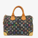 Louis Vuitton x Takashi Murakami Black Monogram Multicolore Speedy 30