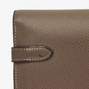 Hermès Kelly Longue Etoupe Epsom Leather Wallet