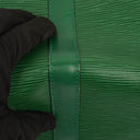 Louis Vuitton Keepall 50 Green EPI Leather Travel Bag