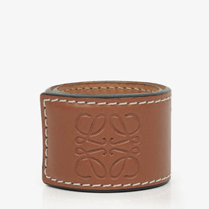 Loewe Brown Calfskin Small Slap Bracelet