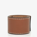 Loewe Brown Calfskin Small Slap Bracelet
