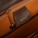 Gucci Bamboo Top Handle Brown Leather Bag