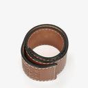 Loewe Brown Calfskin Small Slap Bracelet