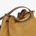 Loewe Vintage Suede Drawstring Bucket Bag