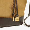 Loewe Vintage Suede Drawstring Bucket Bag
