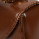 Gucci Bamboo Top Handle Brown Leather Bag