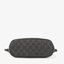 Gucci Baguette Pochette Boat Black Denim GG Monogram Bag