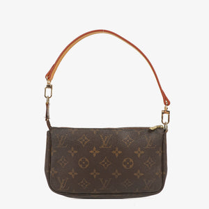 Louis Vuitton Pochette Accessoires Monogram Canvas Clutch Handbag