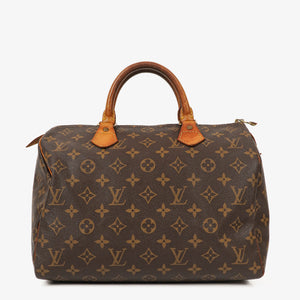 Louis Vuitton Speedy 30 Monogram Canvas Handbag
