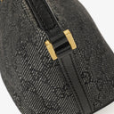 Gucci Baguette Pochette Boat Black Denim GG Monogram Bag