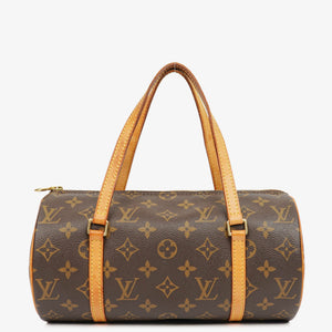 Louis Vuitton Papillon 25 Vintage Monogram Canvas Handbag