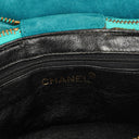 Chanel Quilted Suede Vanity Case