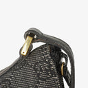 Gucci Baguette Pochette Boat Black Denim GG Monogram Bag