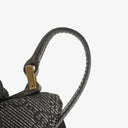 Gucci Baguette Pochette Boat Black Denim GG Monogram Bag