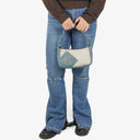 Loewe Leather/Canvas Anagram Handbag