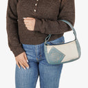 Loewe Leather/Canvas Anagram Handbag