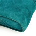 Chanel Quilted Suede Vanity Case
