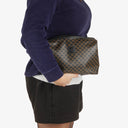 Celine Macadam Coated Canvas Cosmetic Pouch