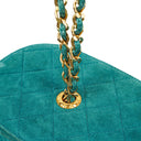 Chanel Quilted Suede Vanity Case