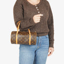 Louis Vuitton Papillon 25 Vintage Monogram Canvas Handbag