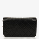 Chanel Classic Full Flap Bag Black Quilted Leather 24K Gold-Plated Hardware
