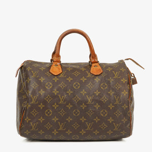 Louis Vuitton Speedy 30 Monogram Canvas Handbag