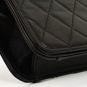 Chanel Classic Full Flap Bag Black Quilted Leather 24K Gold-Plated Hardware