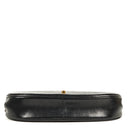 Chanel Classic Lambskin Half Moon Black Flap Bag With 24K Gold-Plated Hardware