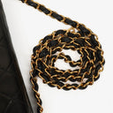 Chanel Classic Full Flap Bag Black Quilted Leather 24K Gold-Plated Hardware