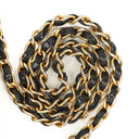 Chanel Classic Lambskin Half Moon Black Flap Bag With 24K Gold-Plated Hardware