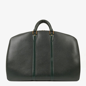 Louis Vuitton Dark Green Epicea Taiga Leather Helanga 1 Poche Travel Bag