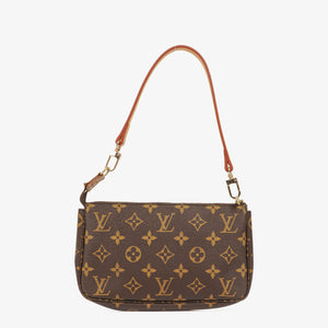 Louis Vuitton Pochette Accessoires Monogram Canvas Clutch Handbag