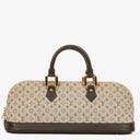 Louis Vuitton Mini Alma Long Brown Monogram Handbag