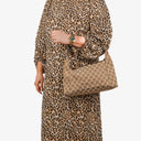Gucci GG Beige Monogram Shoulder Bag