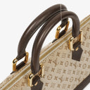 Louis Vuitton Mini Alma Long Brown Monogram Handbag
