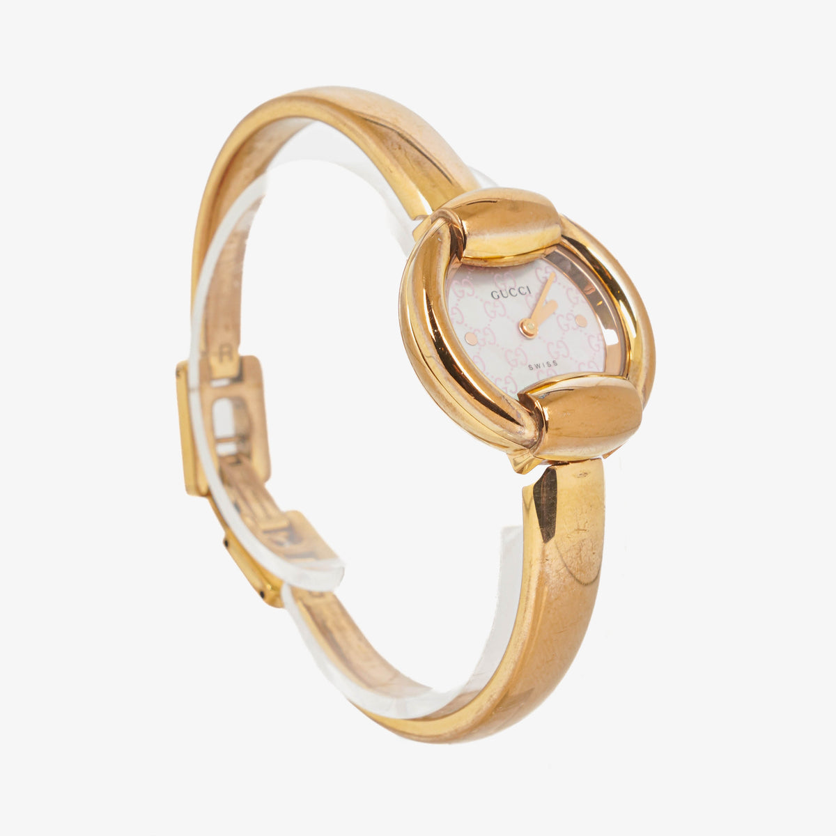 Gucci 1400L GG Mother of Pearl Quartz Stainless Steel Watch