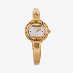 Gucci 1400L GG Mother of Pearl Quartz Stainless Steel Watch