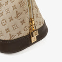 Louis Vuitton Mini Alma Long Brown Monogram Handbag