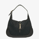 Gucci Jackie Canvas and Leather Shoulder Bag
