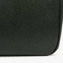 Louis Vuitton Dark Green Epicea Taiga Leather Helanga 1 Poche Travel Bag