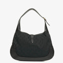 Gucci Jackie Canvas and Leather Shoulder Bag