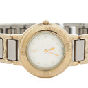Yves Saint Laurent YSL Logo Two-Tone Stainless Steel Watch