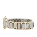 Yves Saint Laurent YSL Logo Two-Tone Stainless Steel Watch