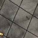 Chanel Mini Classic Black Quilted Lambskin Full Flap Wallet On Chain WOC With 24K Gold-Plated Hardware